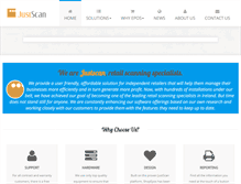 Tablet Screenshot of justscan.ie